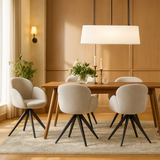 Nes Eetkamerstoel - Beige Boucle
