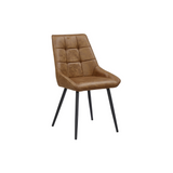 Dansk Eetkamerstoel - Cognac Microfiber