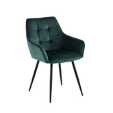 Oriana Dining Chair - Green Velvet