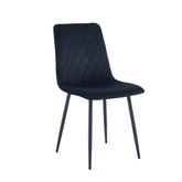 Elise Sedia Da Pranzo - Velluto Nero