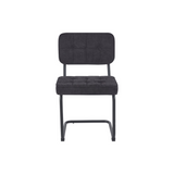 Kita Dining Chair – Black – Woven Fabric