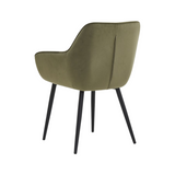 Luna Esszimmerstuhl – Grün – Samt – Fabb