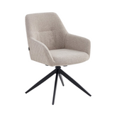 Barbara Eetkamerstoel - Beige - Boucle