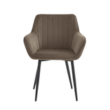 Luna Eetkamerstoel - Bruin Velvet