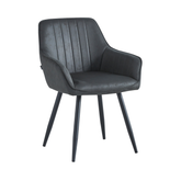 Ozzy Dining Chair - Anthracite Microfiber