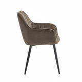 Luna Eetkamerstoel - Bruin Velvet