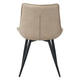 Manila Dining Chair - Beige Microfiber