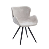 Anabella Eetkamerstoel - Beige Chenille