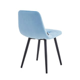 Bambi Kinderstoel - Blauw Velvet