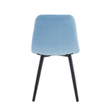 Bambi Kinderstoel - Blauw Velvet