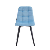 Bambi Kinderstoel - Blauw Velvet