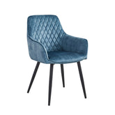 Beverly Dining Chair - Petrol Adore Velvet