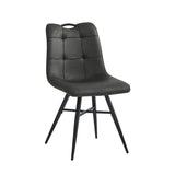 Bloq Eetkamerstoel - Antraciet Microfiber