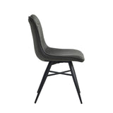 Bloq Eetkamerstoel - Antraciet Microfiber