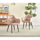 City Esszimmerstuhl - Schwarzer Samt