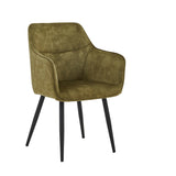 City Dining Chair - Olive Green Adore Velvet