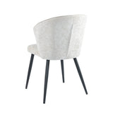 Curve Eetkamerstoel - Beige Chenille