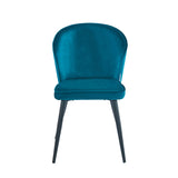 Curve Eetkamerstoel - Petrol Velvet