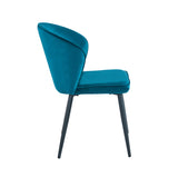 Curve Eetkamerstoel - Petrol Velvet