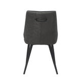 Dansk Eetkamerstoel - Antraciet Microfiber