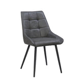 Dansk Esszimmerstuhl - Anthrazit Mikrofaser