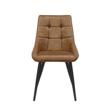 Dansk Eetkamerstoel - Cognac Microfiber