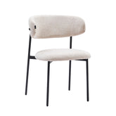 Chaise de salle à manger Daria - Chenille beige