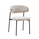 Daria Dining Chair - Beige Chenille