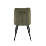Nordi Eetkamerstoel - Groen Microfiber