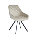 Elias Eetkamerstoel - Beige Velvet