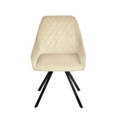 Elias Eetkamerstoel - Beige Velvet