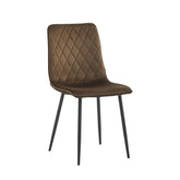 Elise Esszimmerstuhl - Brauner Samt
