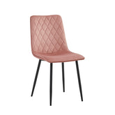 Elise Dining Chair - Pink Velvet