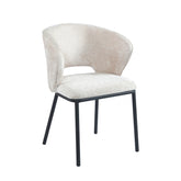 Elizabeth Eetkamerstoel - Beige Chenille