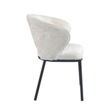 Elizabeth Eetkamerstoel - Beige Chenille