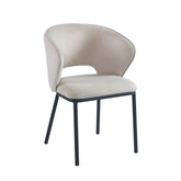 Elizabeth Eetkamerstoel - Beige Velvet