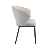 Elizabeth Eetkamerstoel - Beige Velvet