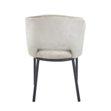 Elizabeth Eetkamerstoel - Taupe Chenille