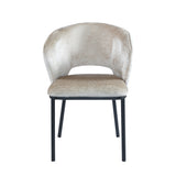 Elizabeth Eetkamerstoel - Taupe Chenille