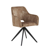 Emma Esszimmerstuhl - Taupe Adore Samt