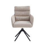 Exquisa Esszimmerstuhl - Beige Bouclé