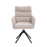 Exquisa Eetkamerstoel - Beige Chenille