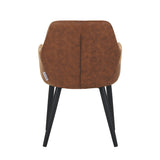 Jay Eetkamerstoel - Cognac Microfiber