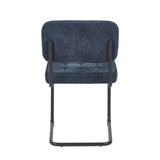Kita Esszimmerstuhl – Blau – Gewebter Stoff
