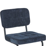 Kita Esszimmerstuhl – Blau – Gewebter Stoff