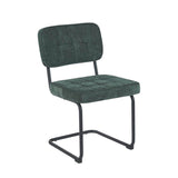 Kita Esszimmerstuhl – Grün – Gewebter Stoff