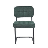 Kita Esszimmerstuhl – Grün – Gewebter Stoff