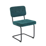 Kita Esszimmerstuhl – Petrol – Gewebter Stoff