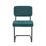 Kita Esszimmerstuhl – Petrol – Gewebter Stoff