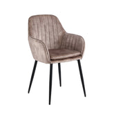 Lavinia Dining Chair - Champagne Adore Velvet